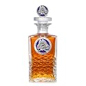 ECU (Pirates) Heritage Decanter with 3D Stopper | 25 OZ Liquor Pourer | Expertly Crafted Pewter Glass