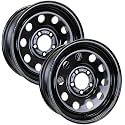 eCustomrim 2-Pack Trailer Wheel 15X5 15 Inch 5 Lug On 4.5 Black Modular Rim