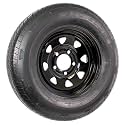 eCustomrim Radial Trailer Tire Rim Assembly ST175/80R13 5 Lug Black Load D