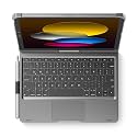 edaiser Swivel Keyboard Case for iPad 11th (A16) &amp; 10th Generation, Gray