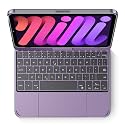 edaiser Swivel Keyboard Case iPad mini 7th A17 Pro &amp; 6th Generation Purple
