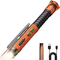 EDC Flashlight Rechargeable,800 Lumen Small Flashlight with Magnetic Clip &amp; Base, 11 Modes LED Flashlight,Glass Breaker&amp;Bottle Opener, USB-C Flashlight for Working,Home and Emergency