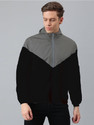 Eddicted Eddicted Solid Colorblock Trending Men Wind Cheater For Winterwear Colorblock Men Wind Cheater