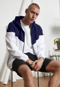 Eddicted Windcheater Colorblock Men Wind Cheater