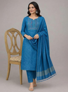 Edeltraud collection Women Kurta Pant Dupatta Set