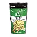 Eden Organic Pistachios, Shelled, Roasted, and Misted with Sea Salt, California Grown, 4 oz