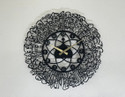 EdenSoul Analog 50 cm X 50 cm Wall Clock (Black, Without Glass, Standard)