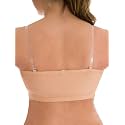eDESIRE Women39s Invisible Clear Adjustable Shoulder Transparent