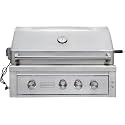 EdgeStar GRL360IBBNG 89000 BTU 36 Inch Wide Natural Gas Built-In Grill with Rotisserie and LED Lighting