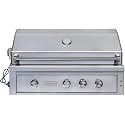 EdgeStar GRL420IBBNG 89000 BTU 42 Inch Wide Natural Gas Built-In Grill with Rotisserie and LED Lighting