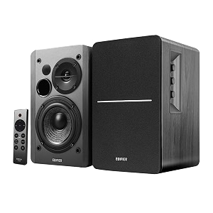 edifier r1280dbs powered bluetooth 50 wireless desktopbookshelf speakers - 42 watts black