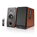 Edifier R1700BTs Powered Bluetooth 5.0 Wireless Bookshelf Speakers - 66 Watts (Brown)
