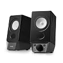 Edifier R19BT PC Speaker System with Wooden Cabinet, 3.5mm Input, Black