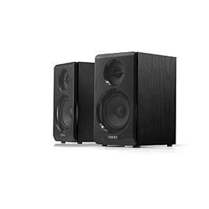 edifier r33bt bluetooth bookshelf speakers 20 10 watts black