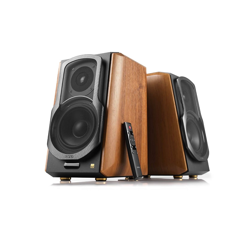 Haut-parleurs Studio Edifier S1000MKII - 2.0 Actifs, 120 W, Bluetooth 5.0 AptX HD, Entrée Optique - Pour Audiophiles, Home Cinéma