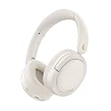 Edifier W800BT Pro Hybrid Active Noise Cancelling Over Ear Headphone, Ivory