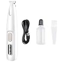 edihome Pet Paw Trimmer with LED Light Waterproof Low Noise Rechargeable Electric Dog &amp; Cat Grooming Clipper for Paws Face Eyes Ears Safe Precision Cordless Portable Shaver Groom Kit