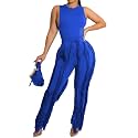 EDITCOZY Women Sexy Two Piece Outfits Fringe Pants Set Club Party Going Out