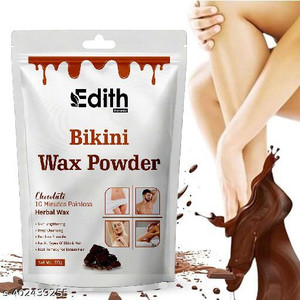 edith chocolate flavor bikini hair removal wax powder powder 50 g