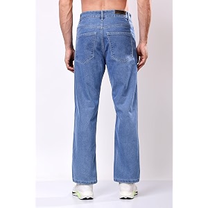 EditLook Mens Denim Cotton Blend Oversized Loose