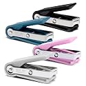 EDJY Fingernail Cutter Nail Cutter Stainless Steel - Mixed Color (4-Pack)