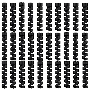 ednita 16 pcs spiral cable protector chargers cable protector data cable protective sleeve headphone saver charger protective case for phone usb all type of wires