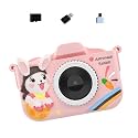 Educational Camera for Kids Built in 32G Storage Double Lens Auto Focusing MP3 Player Interactive Learning Games Kids Camera