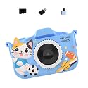 Educational Camera for Kids Built in 32G Storage Double Lens Auto Focusing MP3 Player Interactive Learning Games Kids Camera