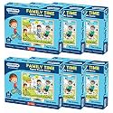 PuzzleDecor Family TIME Pack of 6 Decorative 40 Pieces Jigsaw Puzzle Birthday Return Gift Pack