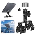 EDUP LOVE Starlink V5 RV Mount Adjustable Aluminum Dual Clamp Pole Mount
