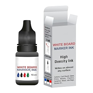 eduway white board 15 ml marker ink  compatible with all white board marker brands  smudge proof  easy to refill  for office amp school stationery  pack of 1 black