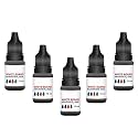 Eduway White Board 15 ml Marker Ink | Compatible with All White Board Marker Brands | Easy to Refill | Smudge Proof | Office &amp; School Stationery | Pack of 5 (Black)