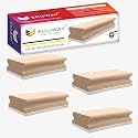 Eduway Premium Delta Wooden White Board/Chalkboard Wooden Duster Eraser | Perfect Clean for Blackboard & Durable | Ideal for Teacher, Office, Kids, and Home | Pack of 4