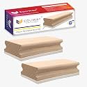 Eduway Premium Delta Wooden White Board/Chalkboard Wooden Duster Eraser | Perfect Clean for Blackboard & Durable | Ideal for Teacher, Office, Kids, and Home | Pack of 2