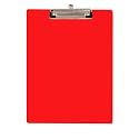 Eduway Wooden Writing/Exam Board/Clipboard with Back Side whiteboard Writing Surface – Lightweight MDF |Heavy Duty Clip for Office, School, Home, College, Shop-Red(Size- 9.5x13.5 inch)(Pack of 1)