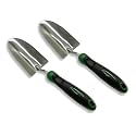 Edward Tools Bend-Proof Garden Trowel - Heavy Duty Polished Stainless Steel - Rust Resistant Oversized Garden Hand Shovel for Quicker Work - Digs Through Rocky/Heavy soils - Comfort Grip (2)
