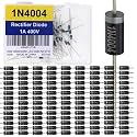 EEEEE 1N4004 Rectifier Diode (125pcs) 1A 400V 400 Volt 400V 1 AMP IN4004 4004 Electronic Silicon Diodes
