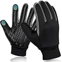 EEFOW Kids Winter Touch Screen Gloves - Cold Weather Windproof Waterproof Fleece Warm Gloves Anti-Slip Cycling Mittens for Aged 4-12 Children Boys &amp; Girls