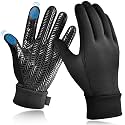 EEFOW Kids Winter Touch Screen Gloves - Cold Weather Windproof Waterproof Fleece Warm Gloves Anti-Slip Cycling Mittens for Aged 4-12 Children Boys & Girls
