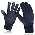 EEFOW Kids Winter Touch Screen Gloves - Cold Weather Windproof Waterproof Fleece Warm Gloves Anti-Slip Cycling Mittens for Aged 4-12 Children Boys & Girls