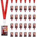 Eersida 25 Pcs Rock Star Party VIP Lanyards rock and roll party favors