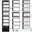 Eersida 49 Pcs Composition Student Behavior Clip Chart for Classroom Management Kid Track Reward Incentive Behavior Pocket Chart Bulletin Board Back to School Supplies for Preschool Daycare Homeschool