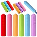 Eersida 6 Pcs Sensory Chew Pencil Toppers for Boys Girls, 6 Colors