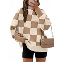 EFAN Womens Oversized Sweaters Batwing Sleeve 2026 Fall Fashion Outfits