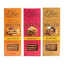 Effie's Homemade Biscuits Variety Pack, Oatcakes Walnut Almond, 3 Pack Box