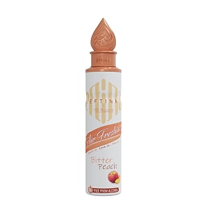 eftina by al-nuaim air freshener  alcohol free air freshener  room air freshener  a wave of freshness  250ml bitter peach