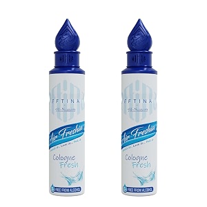 eftina cologne fresh air freshener - 250ml pack of 2 alcohol free air freshener room air freshner a wave of freshness