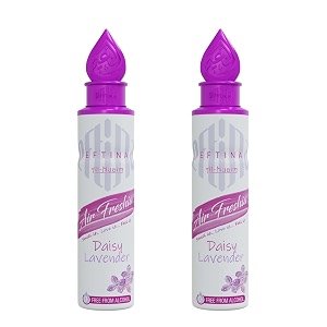 eftina daisy lavender air freshener - 250ml pack of 2 alcohol free air freshener room air freshner a wave of freshness