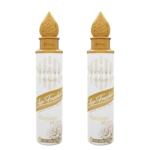 eftina mitti air freshener - 250ml pack of 2 alcohol free air freshener room air freshner a wave of freshness