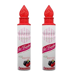 eftina wild berries air freshener - 250ml pack of 2 alcohol free air freshener room air freshner a wave of freshness